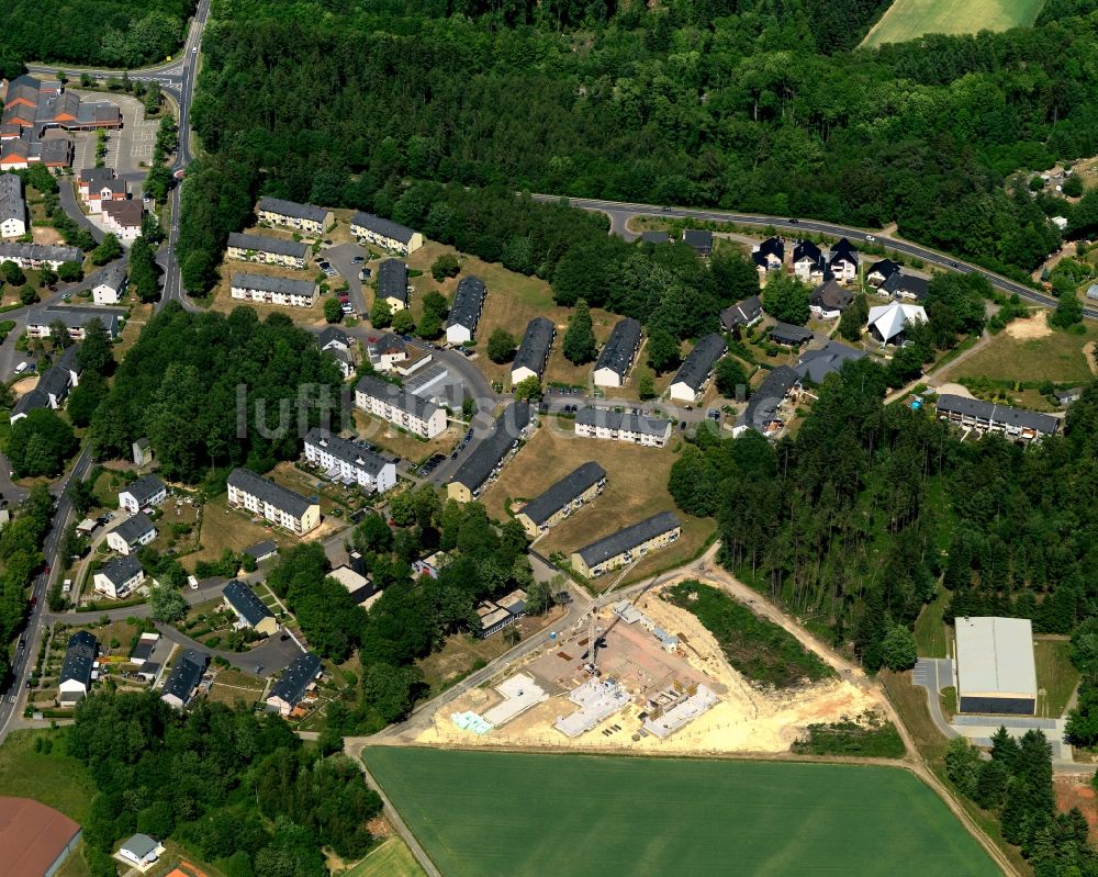 Cochem OT Brauheck aus der Vogelperspektive: Stadtteilansicht von Cochem Ortsteil Brauheck im Bundesland Rheinland-Pfalz