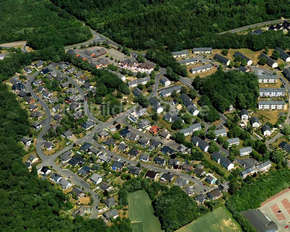 Luftaufnahme Cochem OT Brauheck - Stadtteilansicht von Cochem Ortsteil Brauheck im Bundesland Rheinland-Pfalz