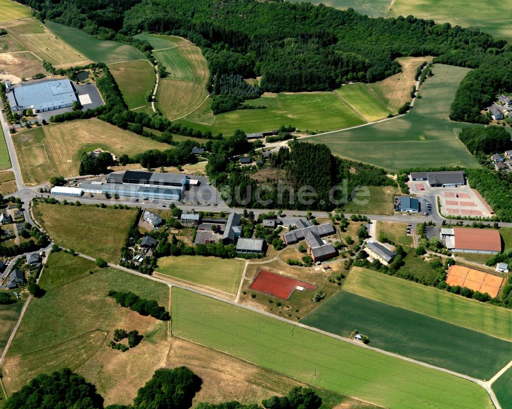 Cochem OT Brauheck aus der Vogelperspektive: Stadtteilansicht von Cochem Ortsteil Brauheck im Bundesland Rheinland-Pfalz