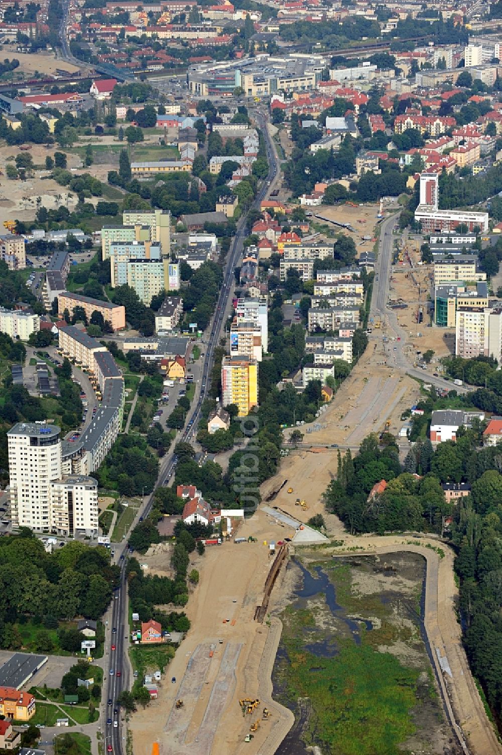 Luftbild Gdansk / Danzig - Stadtteilansicht Danzig / Langfuhr in der Woiwodschaft Pommern