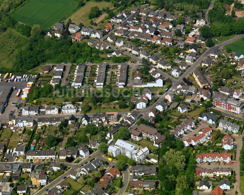 Luftaufnahme Neuwied - Stadtteilansicht von Engers in Neuwied im Bundesland Rheinland-Pfalz