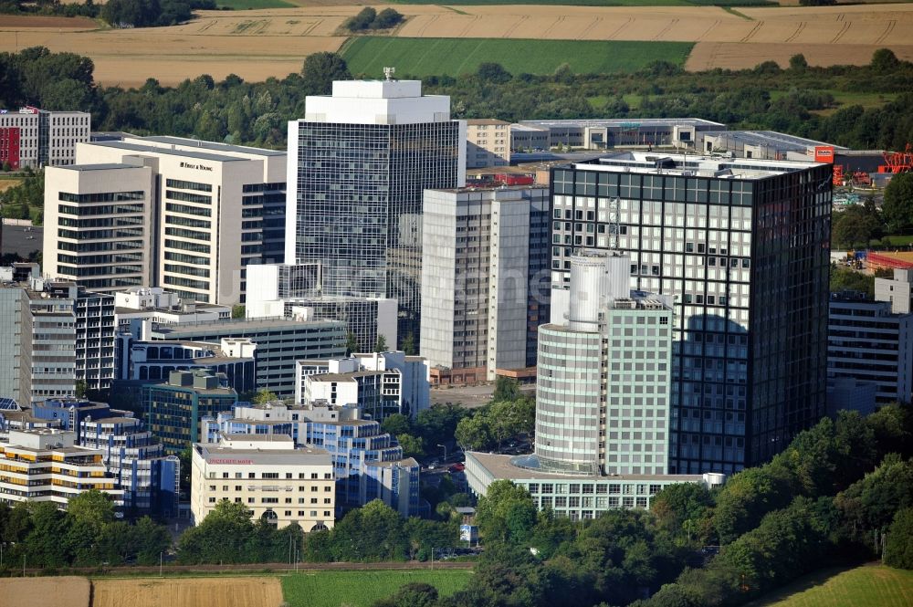 Eschborn von oben - Stadtteilansicht von Eschborn