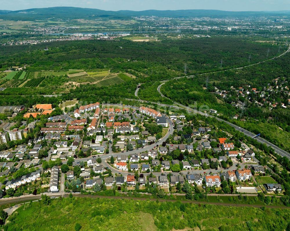 Luftbild Mainz - Stadtteilansicht von Finthen in Mainz im Bundesland Rheinland-Pfalz