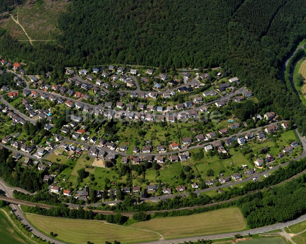 Luftbild Kirchen (Sieg) - Stadtteilansicht von Freusburg im Bundesland Rheinland-Pfalz