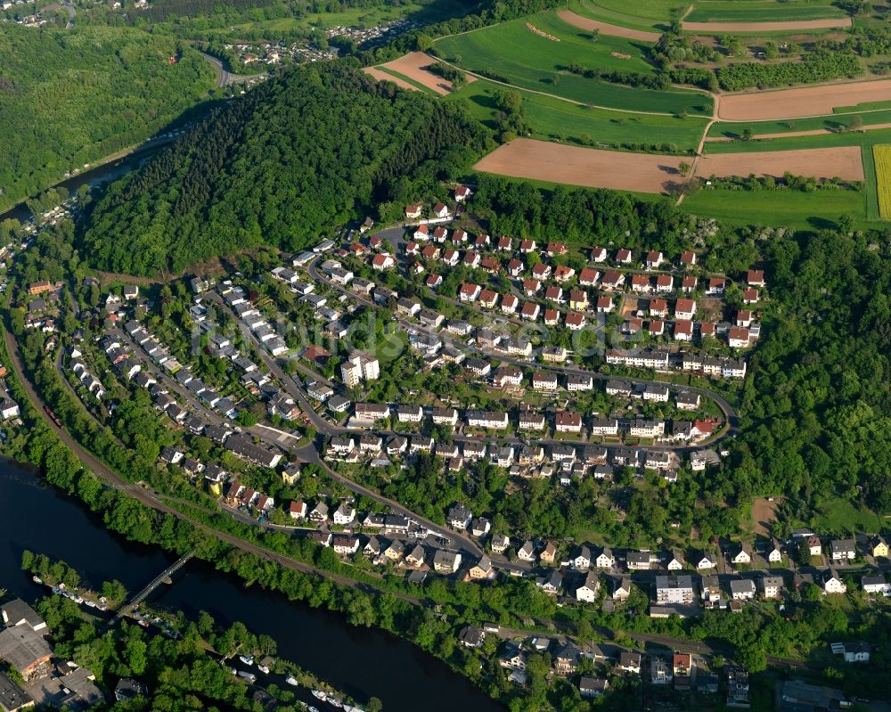 Luftbild Lahnstein - Stadtteilansicht von Friedland im Osten von Lahnstein im Bundesland Rheinland-Pfalz