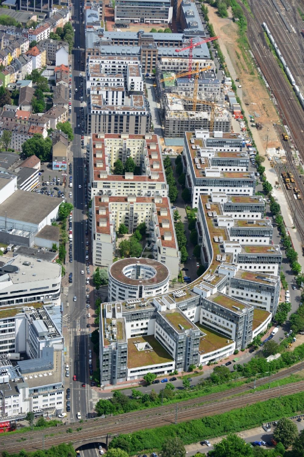 Frankfurt am Main aus der Vogelperspektive