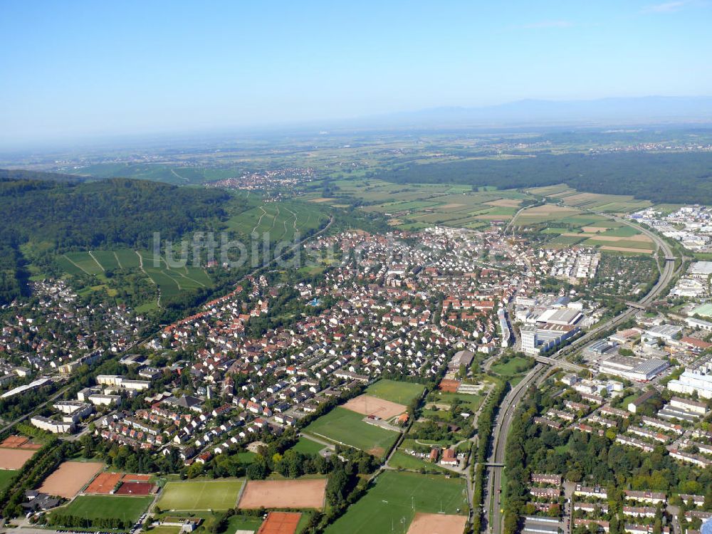 Freiburg im Breisgau von oben - Stadtteilansicht von St. Georgen in Freiburg, Baden-Württemberg