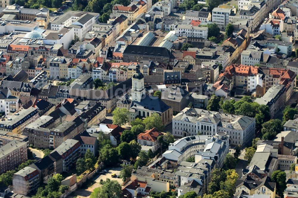 Luftbild Gera - Stadtteilansicht von Gera im Bundesland Thüringen