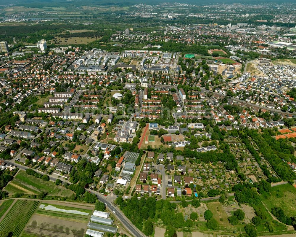 Luftaufnahme Mainz - Stadtteilansicht von Gonsenheim in Mainz im Bundesland Rheinland-Pfalz