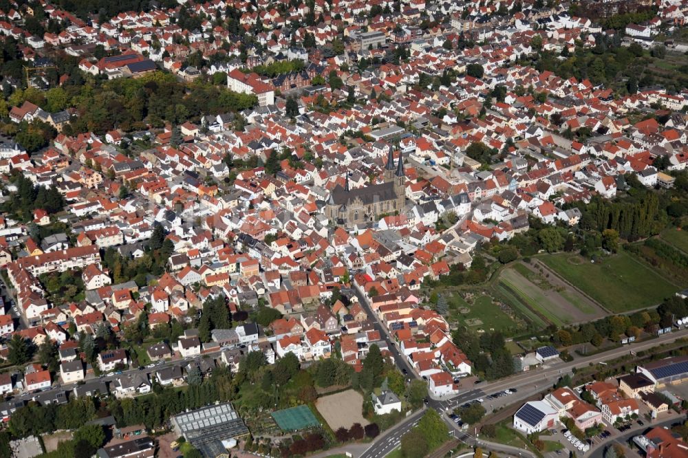 Luftaufnahme Mainz - Stadtteilansicht von Gonsenheim in Mainz im Bundesland Rheinland-Pfalz