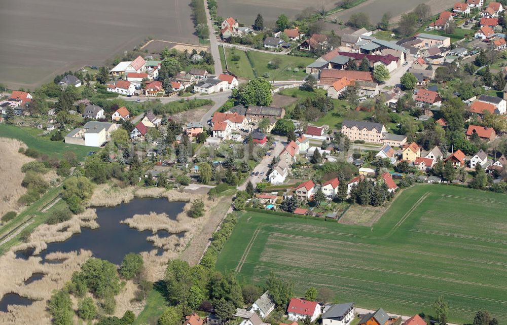 Luftaufnahme Mötzlich / Halle Saale - Stadtteilansicht Halle - Mötzlich