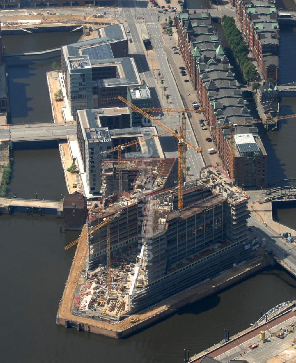 Luftbild Hamburg - Stadtteilansicht Hamburg Brooktorkai / Ericus