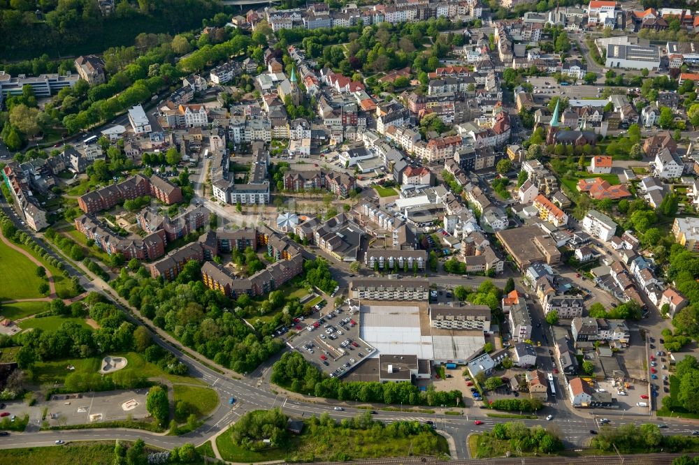 Luftbild Hagen - Stadtteilansicht von Haspe im Tal der Ennepe im Westen von Hagen im Bundesland Nordrhein-Westfalen