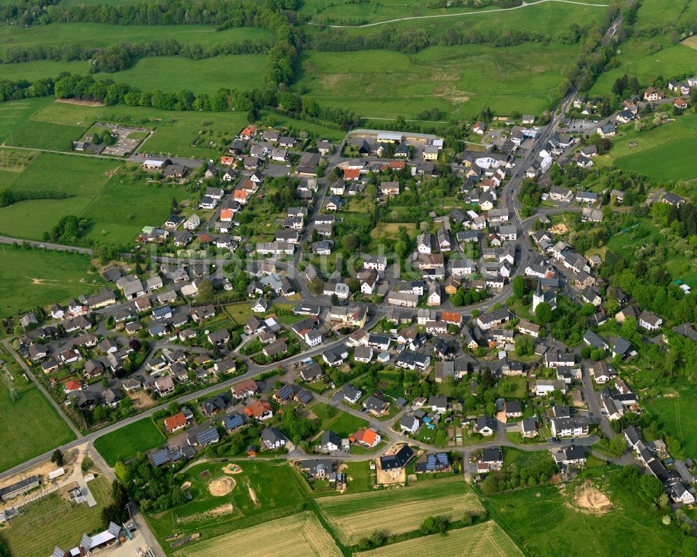 Höchstenbach von oben - Stadtteilansicht von Höchstenbach im Bundesland Rheinland-Pfalz