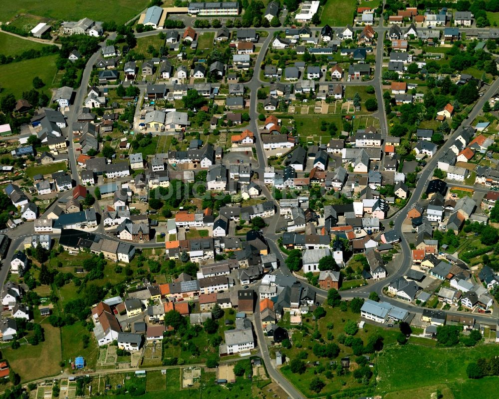 Luftbild Hennweiler - Stadtteilansicht von Hennweiler im Bundesland Rheinland-Pfalz