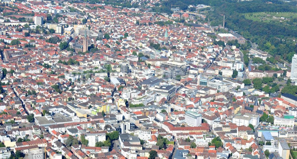 Luftaufnahme Kaiserslautern - Stadtteilansicht von Kaiserslautern