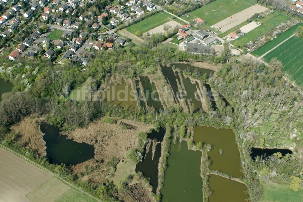 Mainz von oben - Stadtteilansicht von Laubenheim in Mainz im Bundesland Rheinland-Pfalz