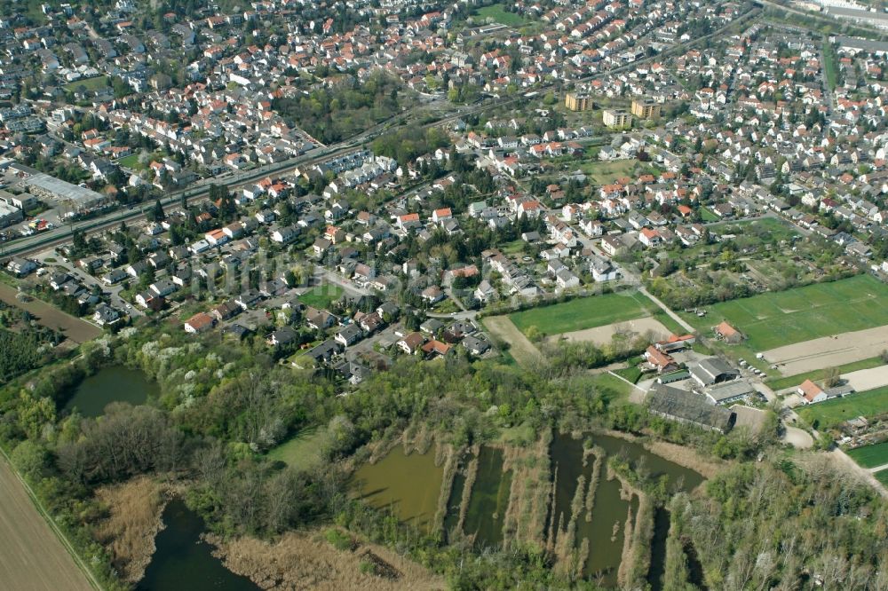 Mainz aus der Vogelperspektive: Stadtteilansicht von Laubenheim in Mainz im Bundesland Rheinland-Pfalz