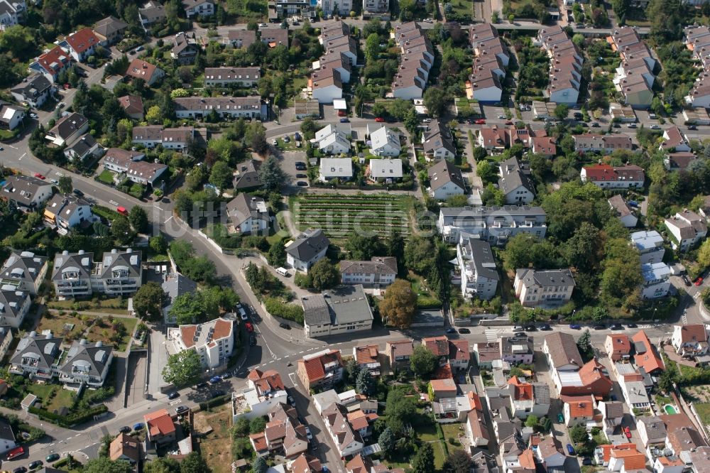 Mainz aus der Vogelperspektive: Stadtteilansicht von Laubenheim in Mainz im Bundesland Rheinland-Pfalz