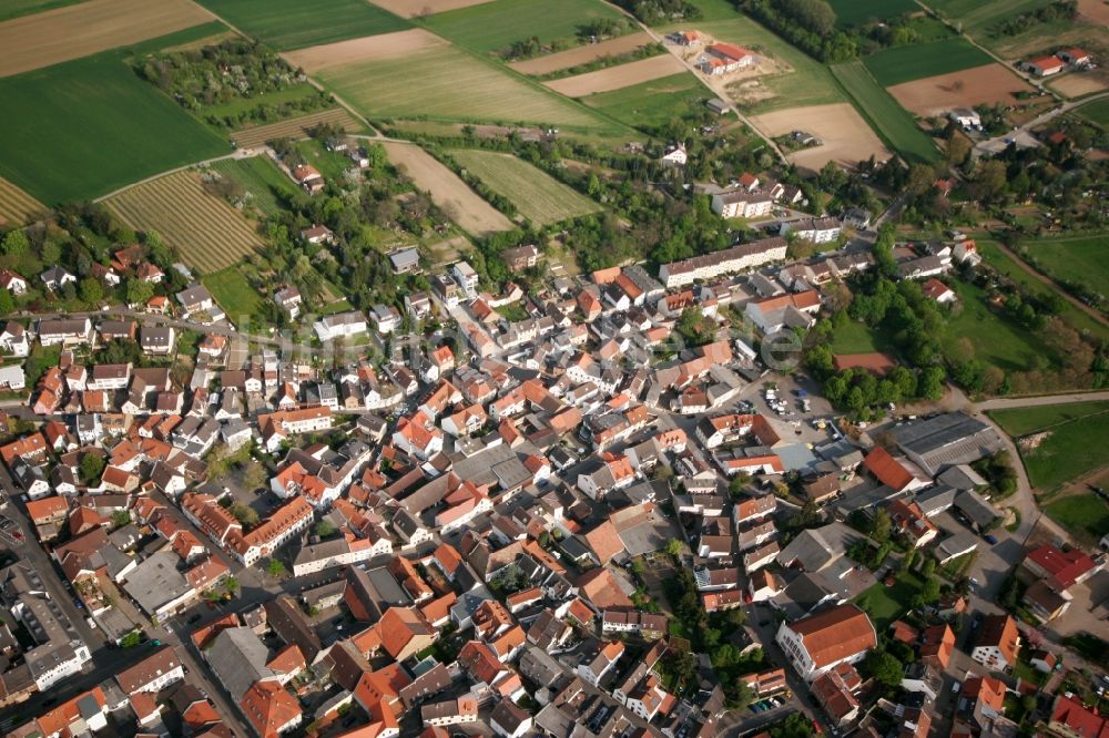 Luftbild Mainz - Stadtteilansicht von Mainz Hechtsheim im Bundesland Rheinland-Pfalz