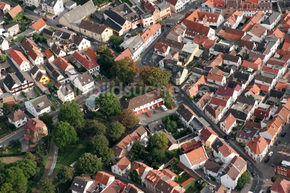 Luftbild Mainz - Stadtteilansicht von Mainz Hechtsheim im Bundesland Rheinland-Pfalz