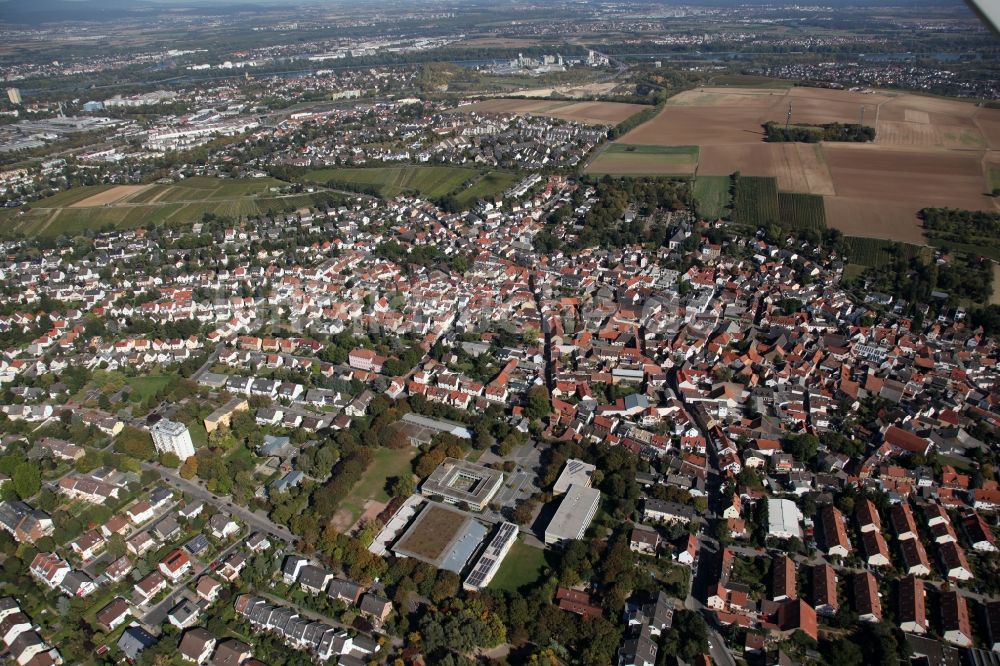 Mainz von oben - Stadtteilansicht von Mainz Hechtsheim im Bundesland Rheinland-Pfalz