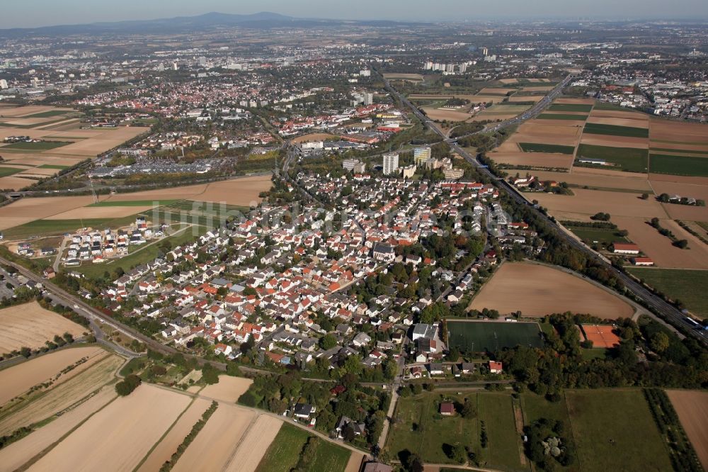 Luftaufnahme Mainz - Stadtteilansicht von Marienborn in Mainz im Bundesland Rheinland-Pfalz