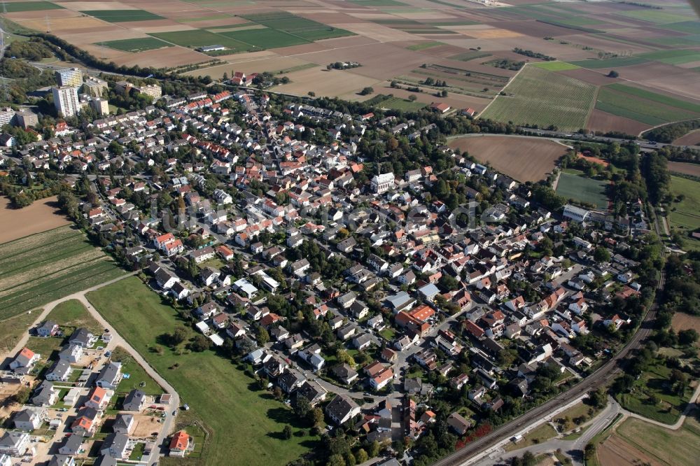 Mainz aus der Vogelperspektive: Stadtteilansicht von Marienborn in Mainz im Bundesland Rheinland-Pfalz