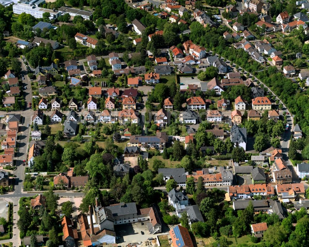 Meisenheim aus der Vogelperspektive: Stadtteilansicht von Meisenheim im Bundesland Rheinland-Pfalz