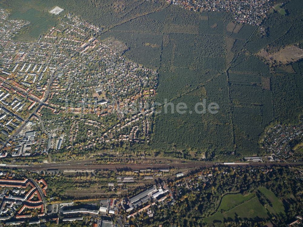 Luftaufnahme Berlin - Stadtteilansicht des Märchenviertels von Berlin-Köpenick im Bezirk Treptow-Köpenick in Berlin