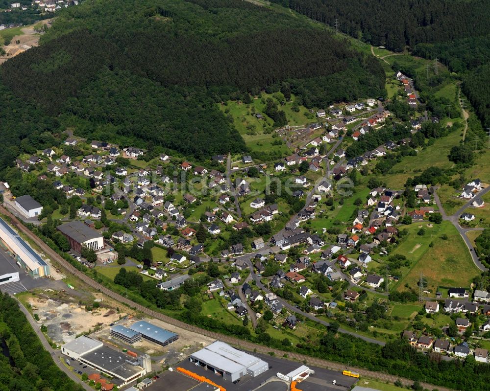 Luftbild Mudersbach-Birken - Stadtteilansicht von Mudersbach-Birken in Kirchen (Sieg) im Bundesland Rheinland-Pfalz