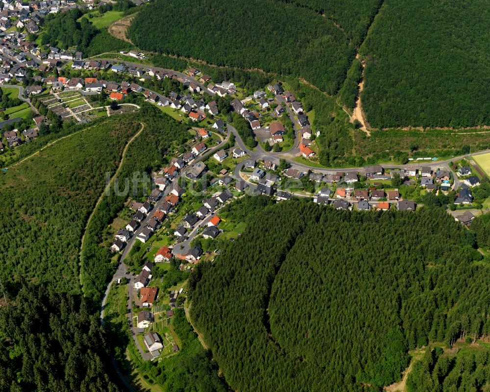 Luftbild Niederfischbach - Stadtteilansicht von Niederfischbach im Bundesland Rheinland-Pfalz