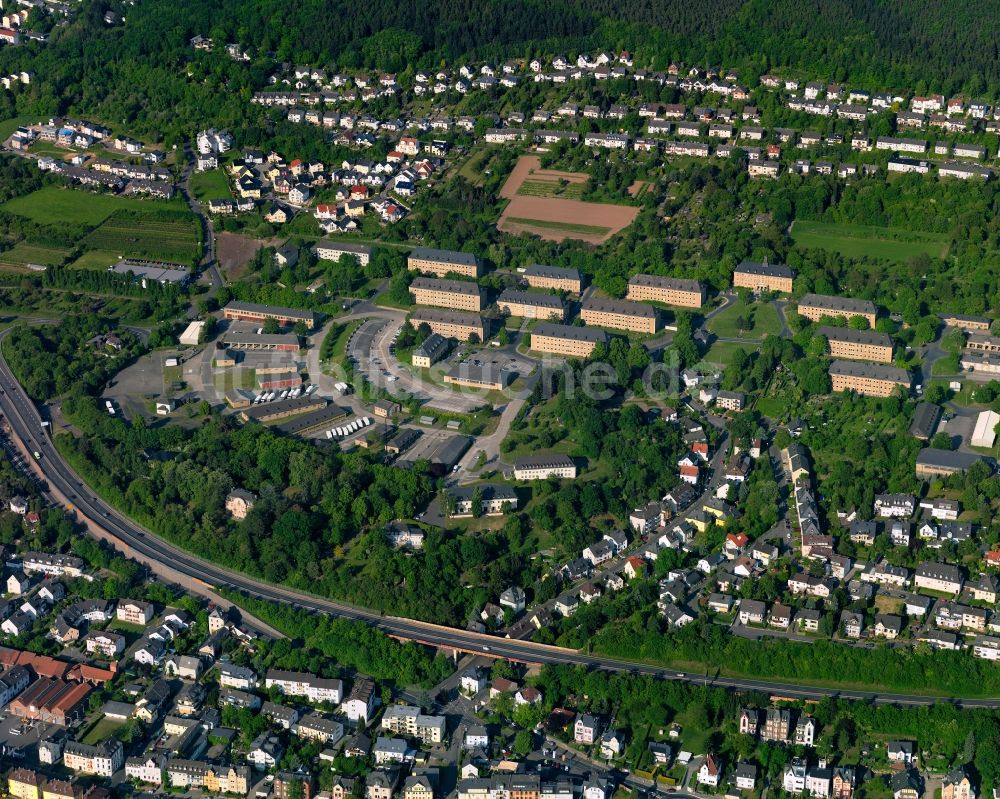 Luftaufnahme Lahnstein - Stadtteilansicht von Niederlahnstein in Lahnstein im Bundesland Rheinland-Pfalz