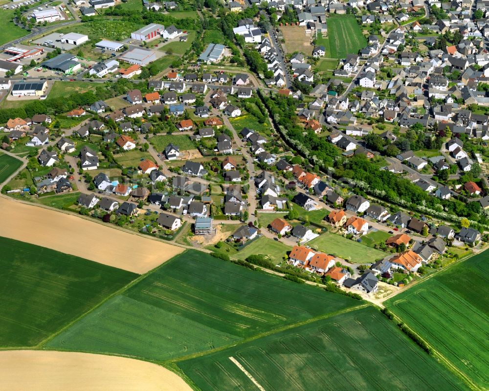 Polch aus der Vogelperspektive: Stadtteilansicht des Nordens von Polch im Bundesland Rheinland-Pfalz