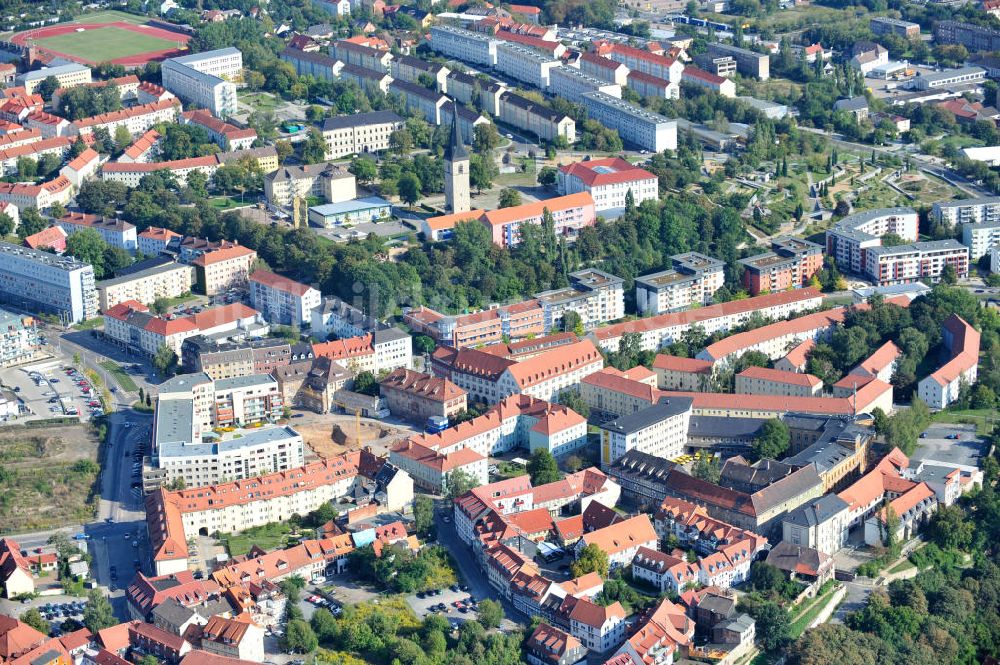 Luftbild Nordhausen - Stadtteilansicht Nordhausen in Thüringen