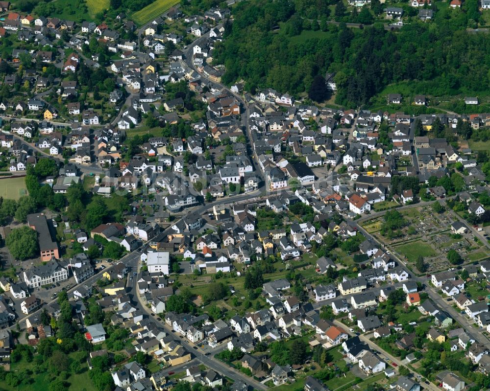 Neuwied aus der Vogelperspektive: Stadtteilansicht von Oberbieber in Neuwied im Bundesland Rheinland-Pfalz