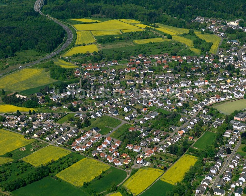 Neuwied aus der Vogelperspektive: Stadtteilansicht von Oberbieber in Neuwied im Bundesland Rheinland-Pfalz