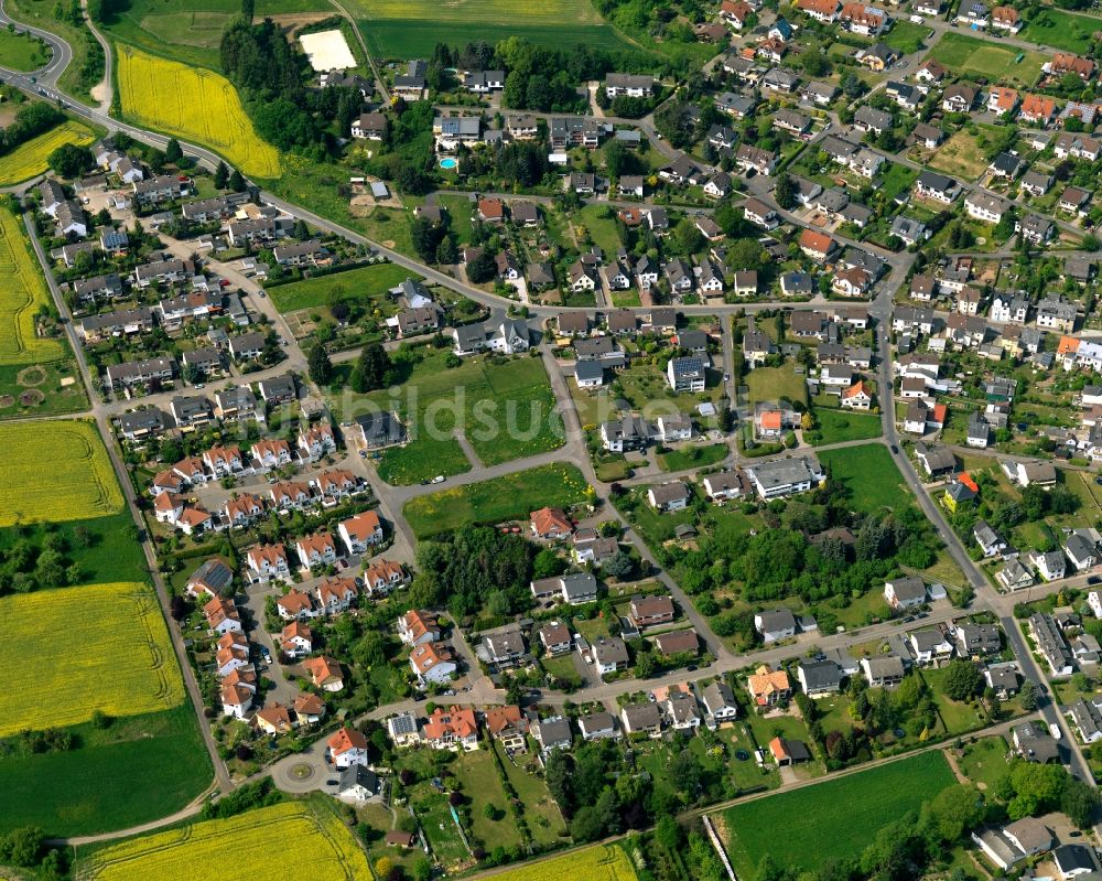 Neuwied aus der Vogelperspektive: Stadtteilansicht von Oberbieber in Neuwied im Bundesland Rheinland-Pfalz