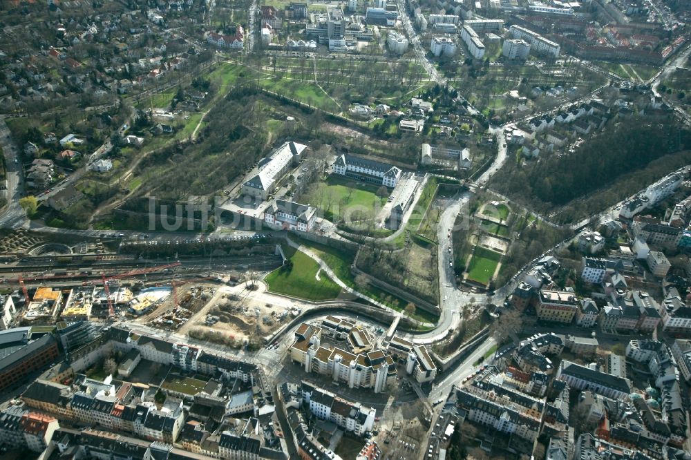 Luftaufnahme Mainz - Stadtteilansicht von Oberstadt in Mainz im Bundesland Rheinland-Pfalz