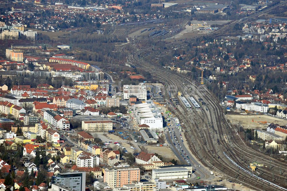 München von oben - Stadtteilansicht Pasing in München im Bundesland Bayern