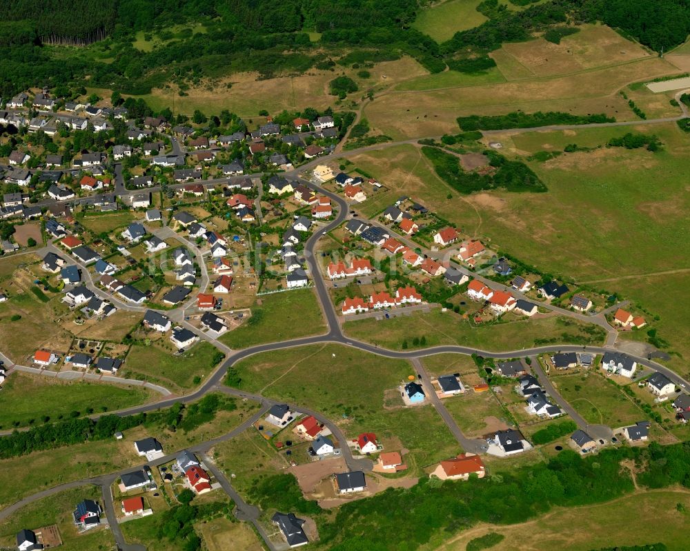 Idar-Oberstein aus der Vogelperspektive: Stadtteilansicht von Regulshausen in Idar-Oberstein im Bundesland Rheinland-Pfalz