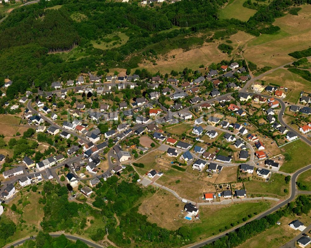 Luftbild Idar-Oberstein - Stadtteilansicht von Regulshausen in Idar-Oberstein im Bundesland Rheinland-Pfalz