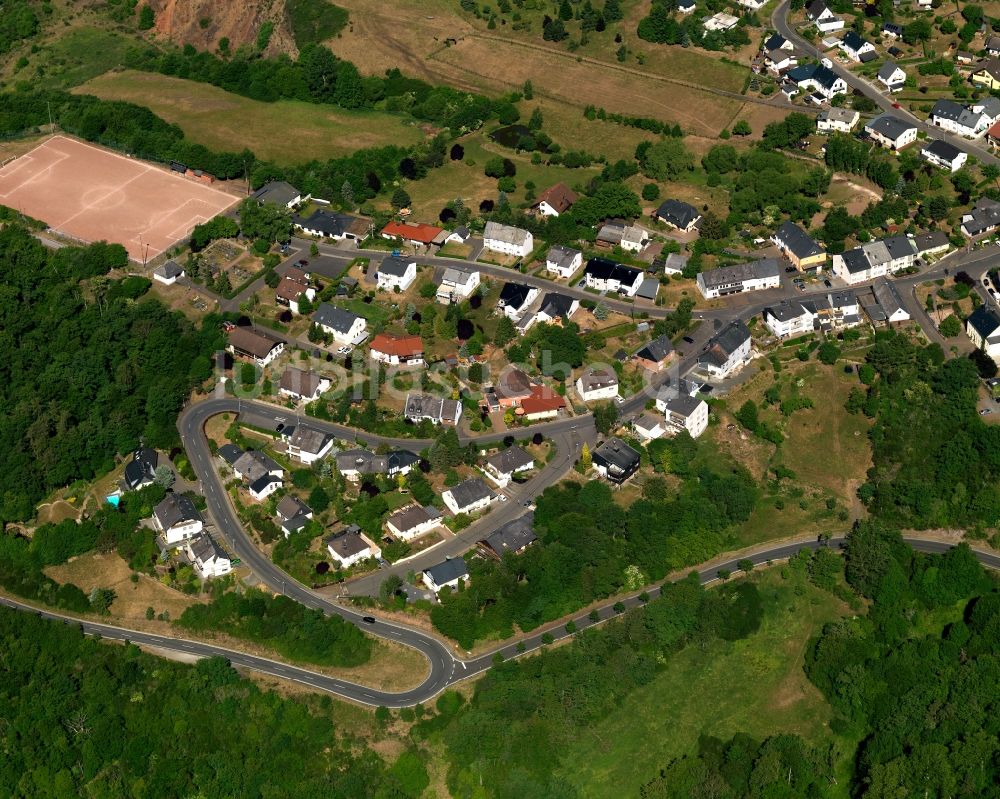 Luftaufnahme Idar-Oberstein - Stadtteilansicht von Regulshausen in Idar-Oberstein im Bundesland Rheinland-Pfalz