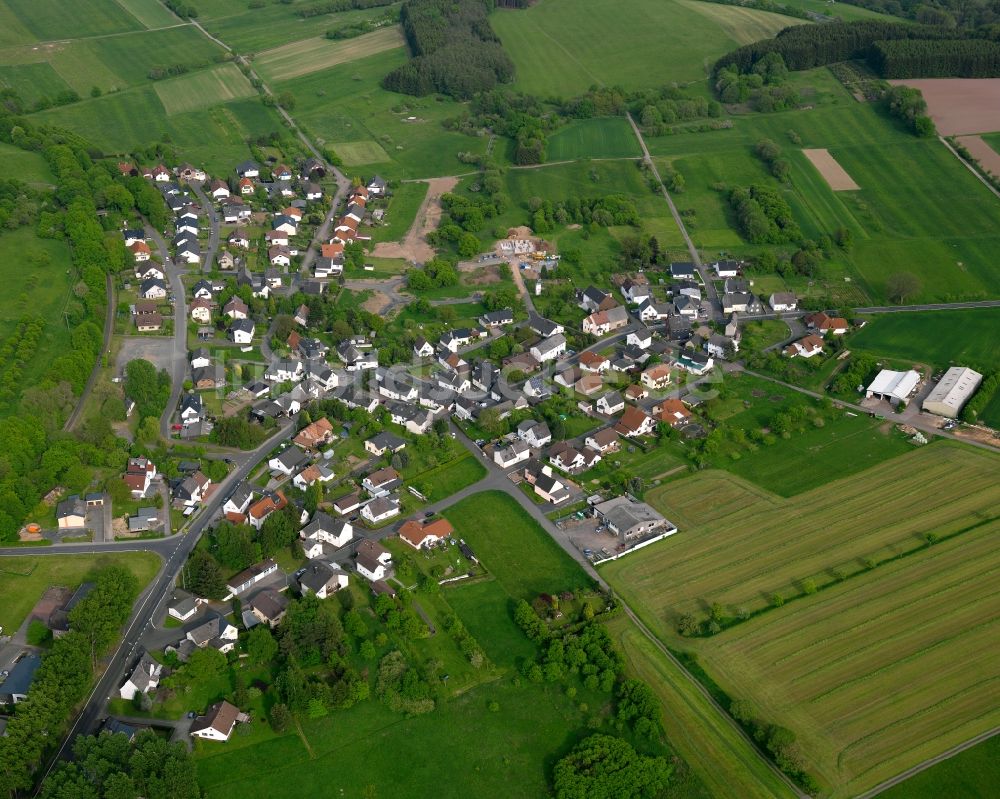 Luftaufnahme Westerburg - Stadtteilansicht von Sainscheid in Westerburg im Bundesland Rheinland-Pfalz