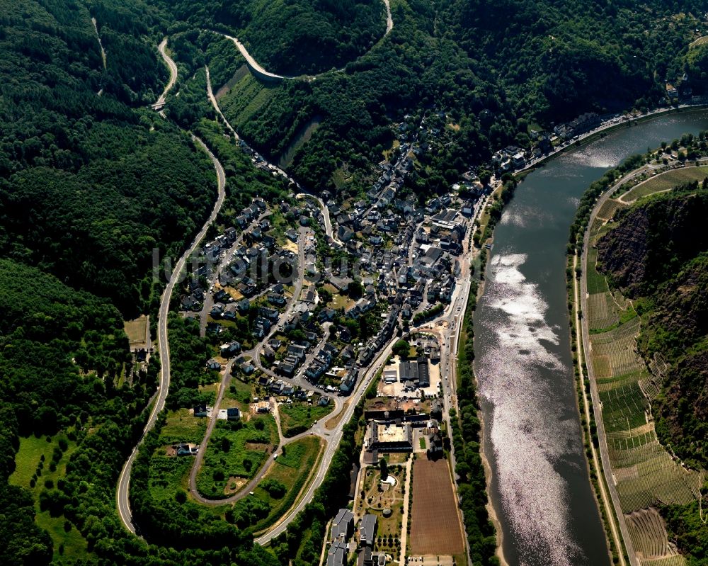 Luftaufnahme Cochem - Stadtteilansicht von Sehl in Cochem im Bundesland Rheinland-Pfalz