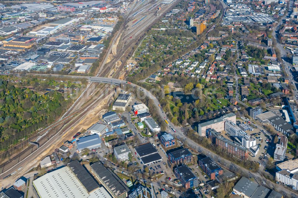 Hamburg aus der Vogelperspektive: Stadtteilansicht von Stellingen in Hamburg, Deutschland