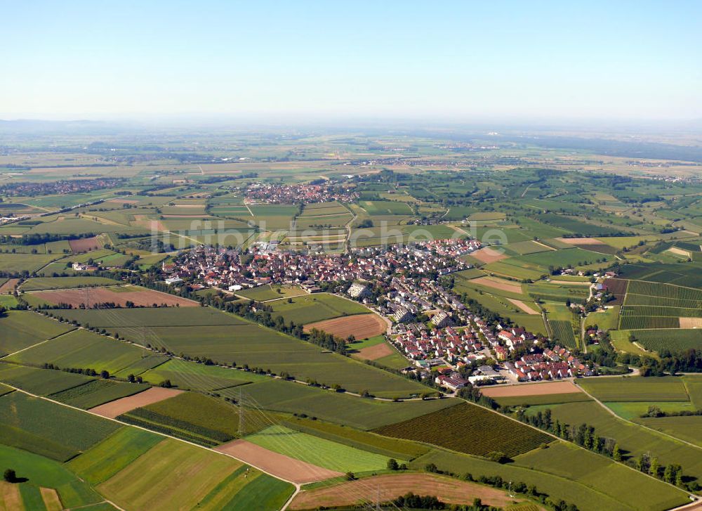 Luftbild Freiburg im Breisgau - Stadtteilansicht von Tiengen in Freiburg, Baden-Württemberg