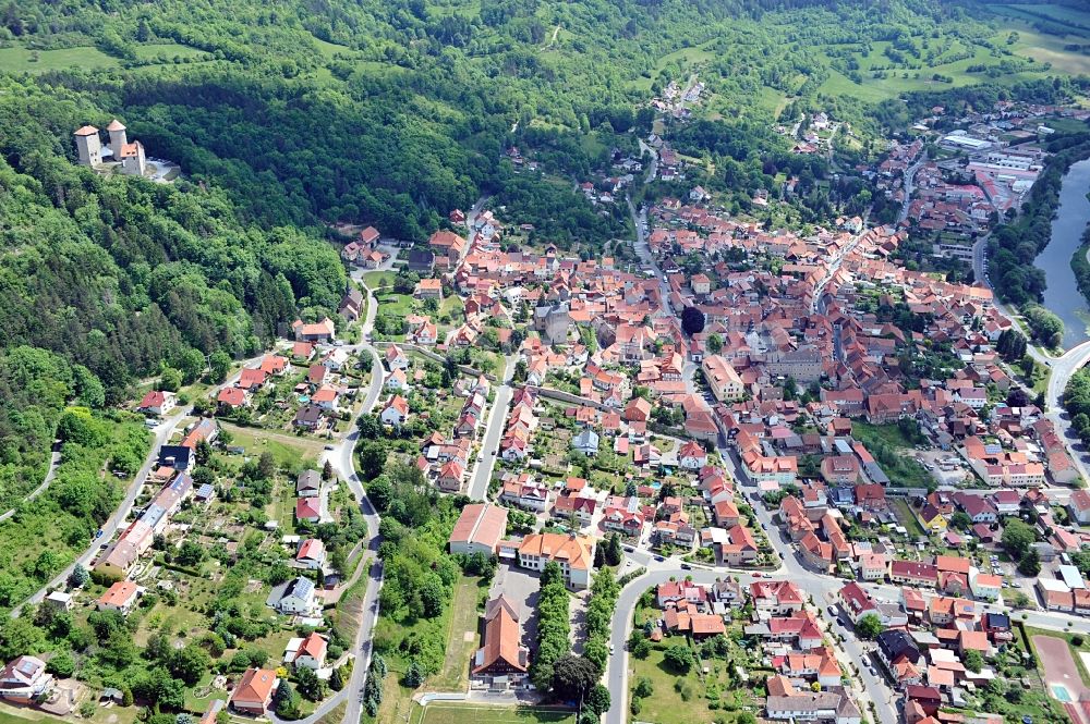 Luftbild Treffurt - Stadtteilansicht von Treffurt in Thüringen