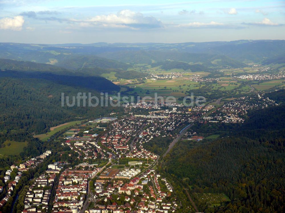 Luftbild Freiburg im Breisgau - Stadtteilansicht von Waldsee in Freiburg, Baden-Württemberg