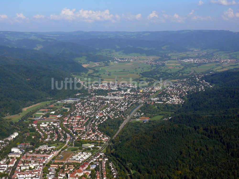 Freiburg im Breisgau von oben - Stadtteilansicht von Waldsee in Freiburg, Baden-Württemberg